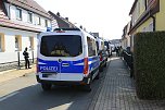 Hausdurchsuchung in der Fichtestra&szlig;e in Nordhausen (Foto: S.Dietzel)