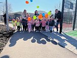 Einweihung des Spielplatzes in der bad Nauheimer Stra&szlig;e  (Foto: oas)