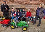 Im OT Seehausen wurde "schweres Ger&auml;t" zum Fr&uuml;hjahrsputz eingesetzt (Foto: Stadtverwaltung Bad Frankenhausen)
