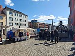 Fr&uuml;hlingsmarkt auf dem Rathausplatz in Nordhausen (Foto: Peter Blei)