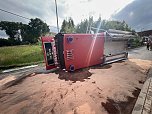 Unfall mit Feuerwehrauto (Foto: S.Dietzel)