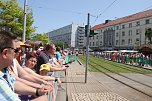 Schienencorso der Nordh&auml;user Stra&szlig;enbahn zum 55. Rolandsfest (Foto: agl)