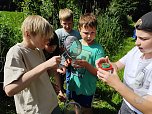 Exkursion der Petersberger Grundschule rund ums Wasser (Foto: W. Funk) Exkursion der Petersberger Grundschule rund ums Wasser (Foto: W. Funk)