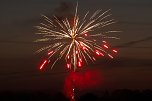 Gro&szlig;es Feuerwerk zum diesj&auml;hrigen Brunnenfest in Bad Langensalza (Foto: M.Osinzew)
