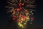 Gro&szlig;es Feuerwerk zum diesj&auml;hrigen Brunnenfest in Bad Langensalza (Foto: M.Osinzew)