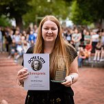 Am Herder-Gymnasium wurde der "Johann" verliehen (Foto: Philipp Kugelmeier   )