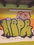 Graffitiprojekt im JuST in Sondershausen (Foto: Kreisjugendring Kyffh&auml;userkreis)