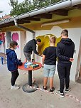 Graffitiprojekt im JuST in Sondershausen (Foto: Kreisjugendring Kyffh&auml;userkreis)