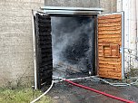 Brand in der Schie&szlig;anlage (Foto: S.Dietzel)