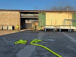 Brand bei Heringen (Foto: Feuerwehr/ Silvio Dietzel)