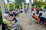 Tolle Stimmung im Rosengarten Bad Langensalza mit Reggae-Klängen (Foto: Eva Maria Wiegand) Tolle Stimmung im Rosengarten Bad Langensalza mit Reggae-Klängen (Foto: Eva Maria Wiegand)