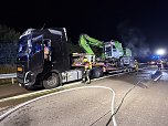 LKW-Brand auf der A38 (Foto: S.Dietzel/ Feuerwehr)