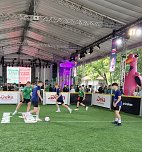 Die "Roadrunner" bei der Sparkassen Fairplay Soccer Tour 2025 (Foto: J&ouml;rg Langner)