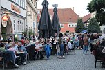 Gute Stimmung auf dem Kornmarkt beim BaLaTon in Bad Langensalza (Foto: emw/osch)