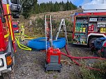Waldbrand&uuml;bung der Feuerwehren  (Foto:  Feuerwehr)