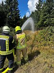 Waldbrand&uuml;bung der Feuerwehren  (Foto:  Feuerwehr)