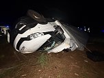 Unfall am Abend bei G&uuml;nzerode (Foto: S.Dietzel)
