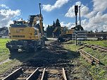 Bildergalerie der Grundhafte Instandsetzung Bahn&uuml;bergang am Gleisdreieck Siersleben (Foto:  Fotos: Thomas Fischer (MBB))