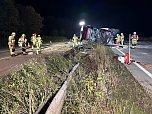 LKW-Unfall auf der Autobahn 38 (Foto: S.Dietzel) LKW-Unfall auf der Autobahn 38 (Foto: S.Dietzel)
