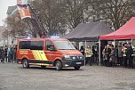 Übergabe des Friedenslichts aus Bethlehem an die Kreisjugendfeuerwehren. (Foto: vgf) Übergabe des Friedenslichts aus Bethlehem an die Kreisjugendfeuerwehren. (Foto: vgf)
