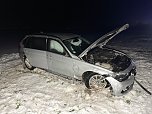 Gl&uuml;ck im Ungl&uuml;ck hatte der Fahrer eines BMW. Er wurde bei dem Unfall nur leicht verletzt. (Foto: Silvio Dietzel)