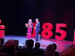 185 Jahre Kreissparkasse Nordhausen dominierten den Jahresempfang am Donnerstagabend im Theater. (Foto: ssc)