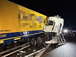 Ein Lkw-Unfall ereignete sich auf der A38. (Foto: Silvio Dietzel)