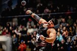 Der M&auml;nnerwettkampf beim 17. Kugelsto&szlig;-Indoor. (Foto: Christoph Keil)