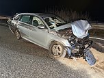 Schwerer Unfall auf der A38 (Foto: S. Dietzel)