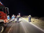 Unfall auf der B4 (Foto: S. Dietzel)