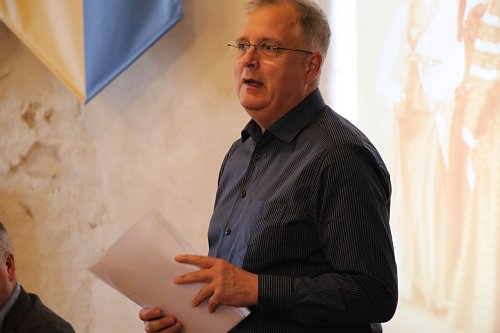 Bürgermeister Matthias Marquardt erläuterte im Stadtrat die Hintergründe zur Spendenverteiltung (Foto: agl)