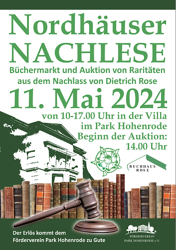 Nordh&auml;user Nachlese im Park Hohenrode - Auktion und Flohmarkt (Foto: F&ouml;rderverein Park Hohenrode)