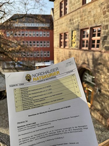 Der Ratskurier ist da. (Foto: Lutz Fischer)