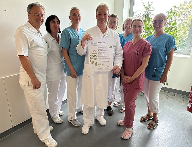 Team des Brustkrebszentrums am KMG Klinikum Sömmerda  (Foto: S. Nenninger/ KMG Kliniken)