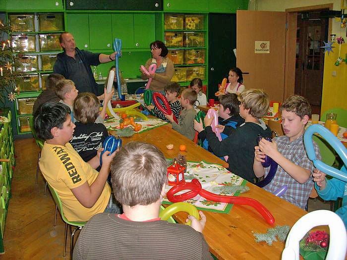 Weihnachtsfeier im "JuST" (Foto: Karl-Heinz Herrmann)