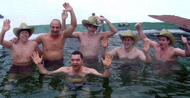 Anbaden (Foto: privat)