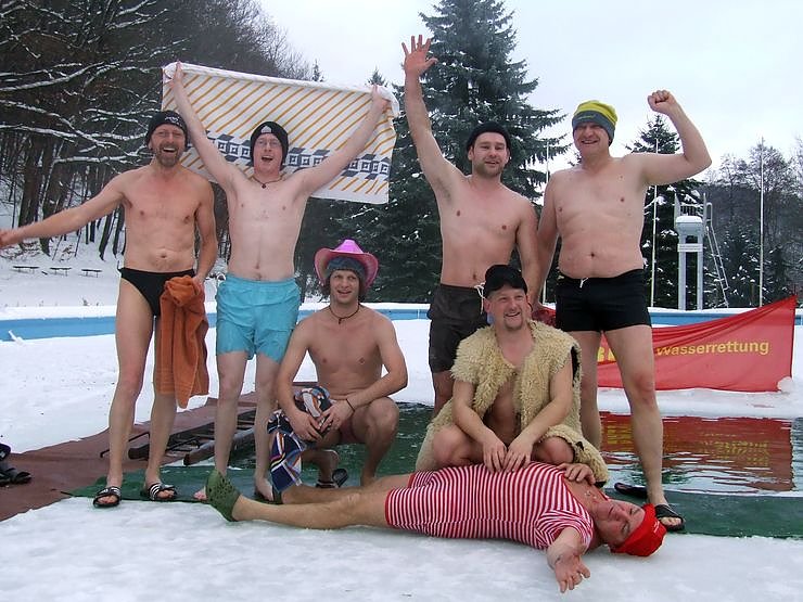 Anbaden (Foto: privat)