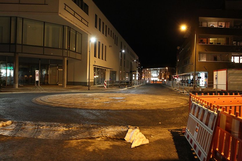 Der neue Kreisel (Foto: nnz)