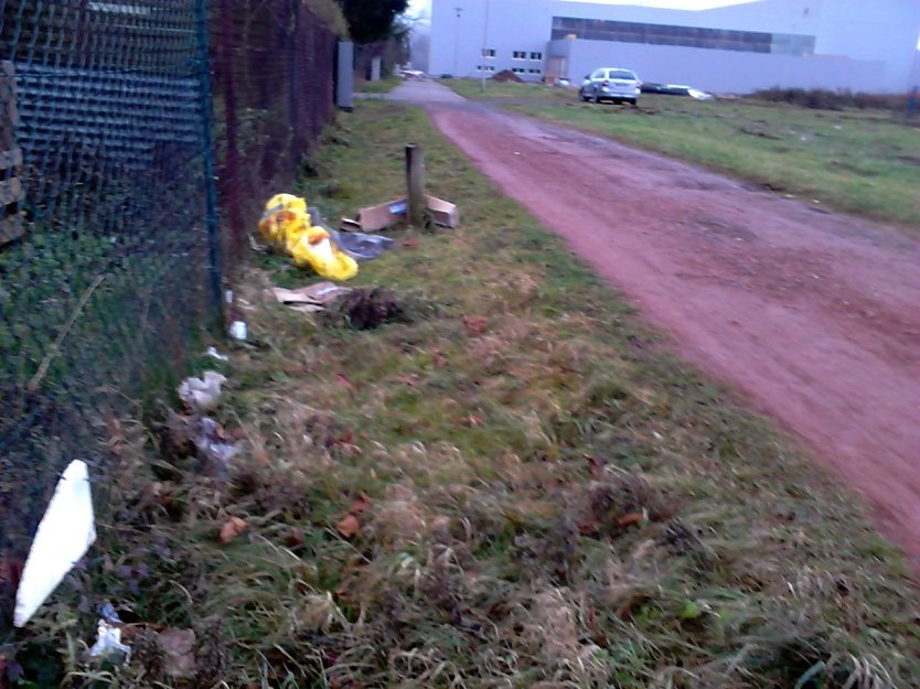 M&uuml;ll vom Nachbarn (Foto: privat)