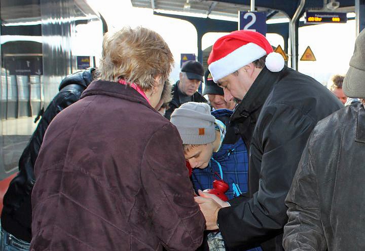 Friedenslicht auch in Sondershausen (Foto: Karl-Heinz Herrmann)
