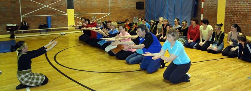 Das etwas andere Training (Foto: S. Schröter) Das etwas andere Training (Foto: S. Schröter)