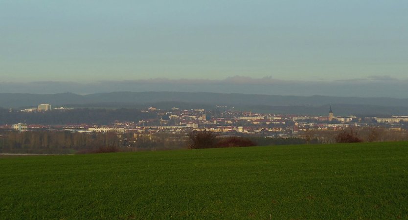 Blick auf Nordhausen (Foto: D. Schwarze)