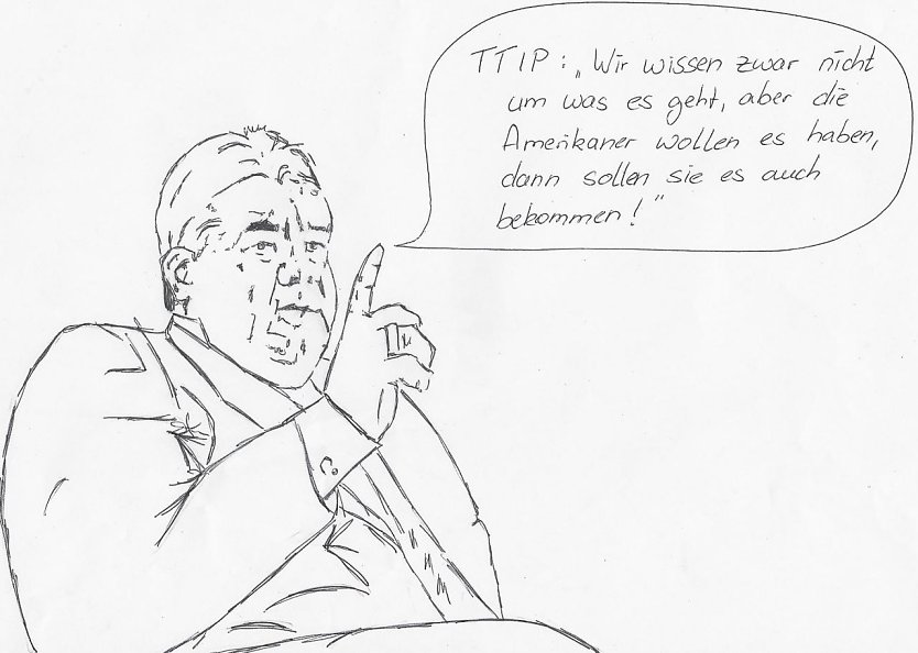 Karikatur (Foto: H. Buntfu&szlig;)