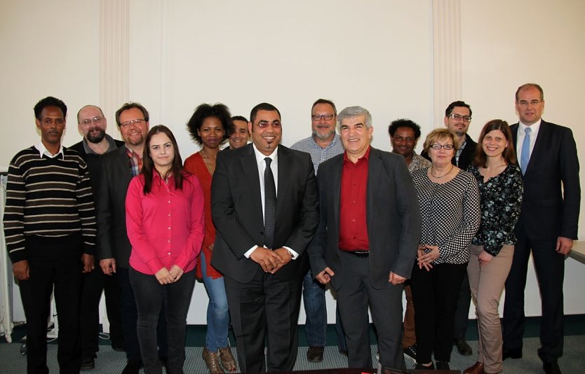 Dem neuen Integrationsbeirat des Landkreises geh&ouml;ren Vertreter aus Deutschland und sechs weiteren Nationen an (Foto: Jessica Pieper)