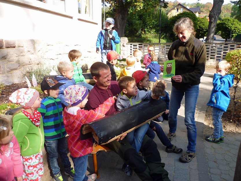 M&ouml;bel f&uuml;r Tiere in den Nationalen Naturlandschaften (Foto: Kindervilla Bad Frankenhausen)