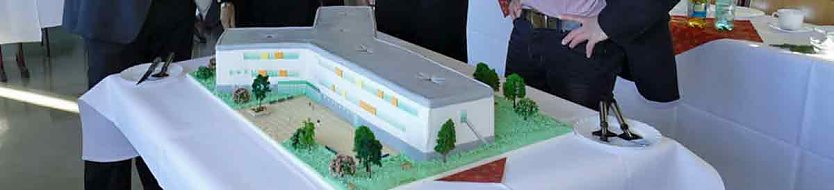 Bau der Gemeinschaftsschule auf dem Weg (Foto: Landratsamt Kyffh&auml;userkreis)