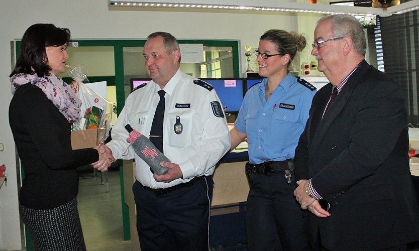DRK und Polizei besucht (Foto: Karl-Heinz Herrmann)