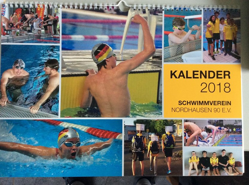 Kalender des Nordh&auml;user Schwimmvereins  (Foto: SVN '90 Nordhausen)