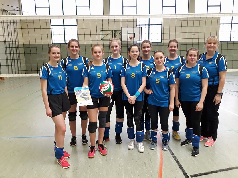 "Jugend trainiert f&uuml;r Olympia" - Volleyball (Foto: Uwe R&uuml;diger)