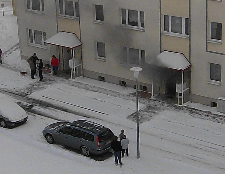 Brand in Sollstedt (Foto: privat) Brand in Sollstedt (Foto: privat)